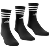 adidas 3-Stripes Cushioned Crew Length Socks - 3 Pack