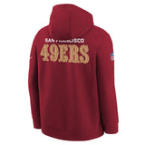 Nike 49ers Fleece Kids Hoodie Red