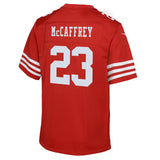 Nike Boys Game Jsy 49ers McCaffrey 23 Rd