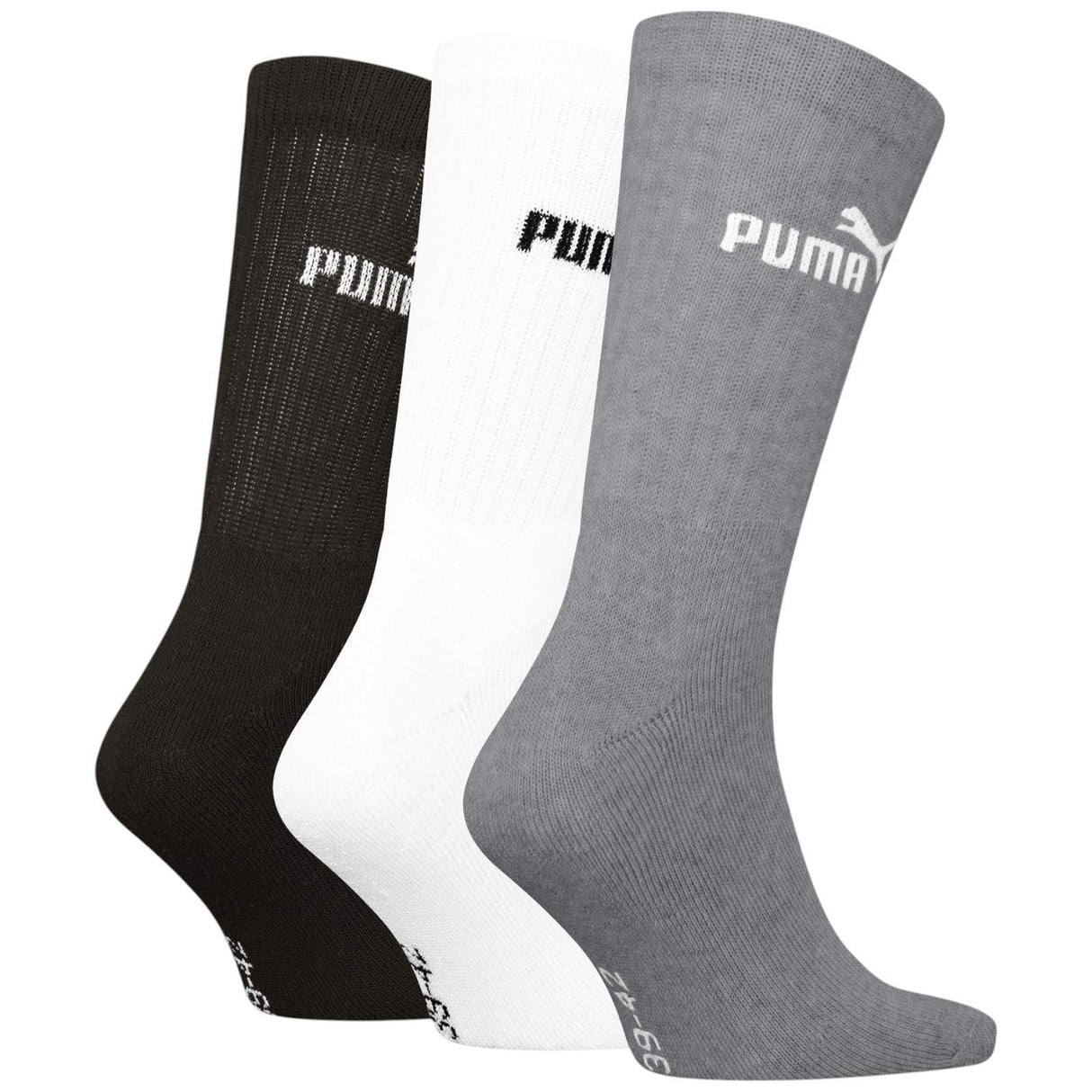 Puma Elements Adults Crew Socks 3 Pack