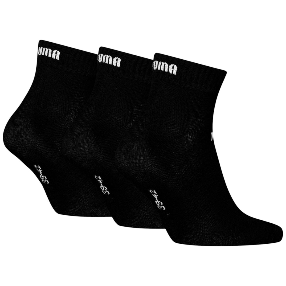 Puma Elements Adults Quarter Socks 3 Pack