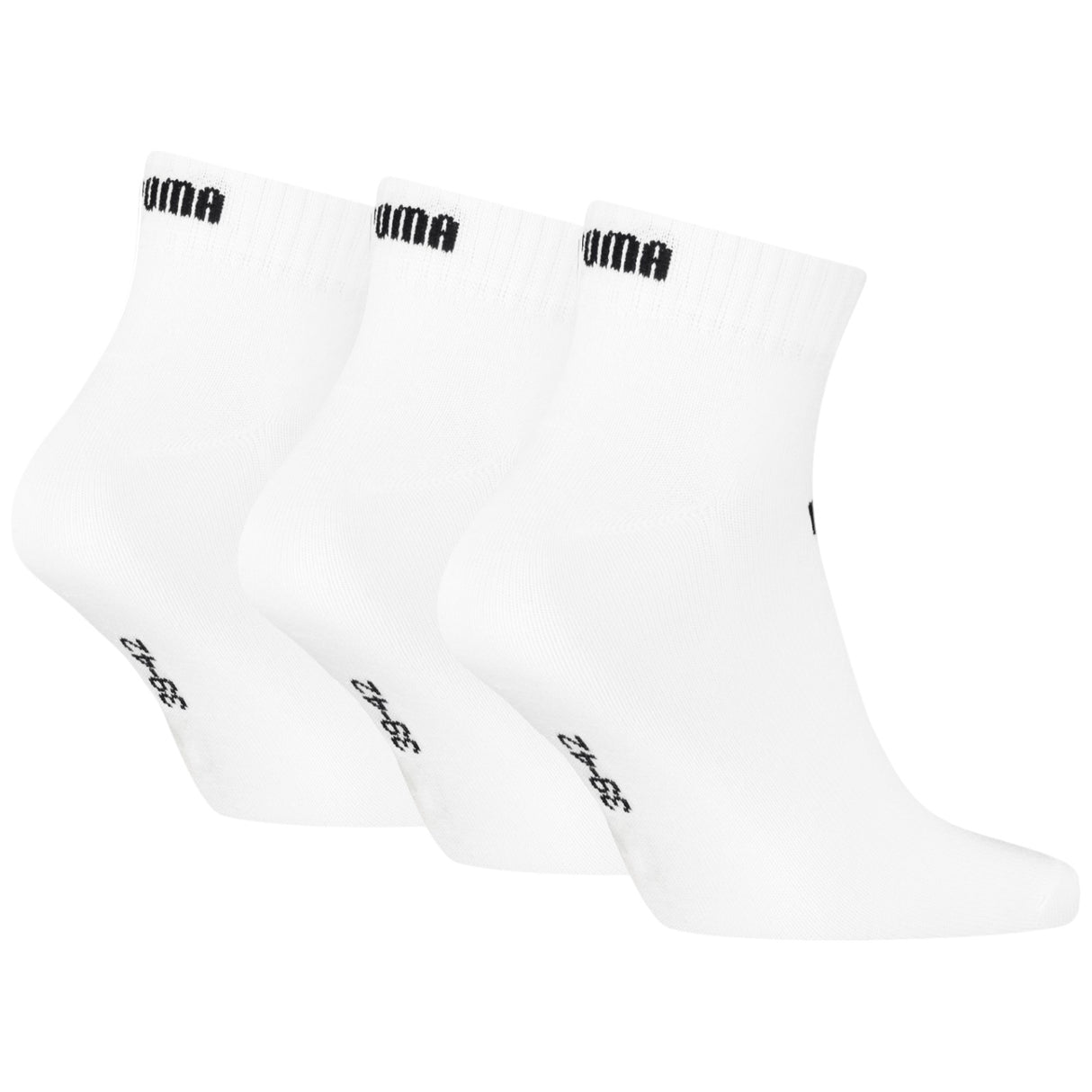 Puma Elements Adults Quarter Socks 3 Pack