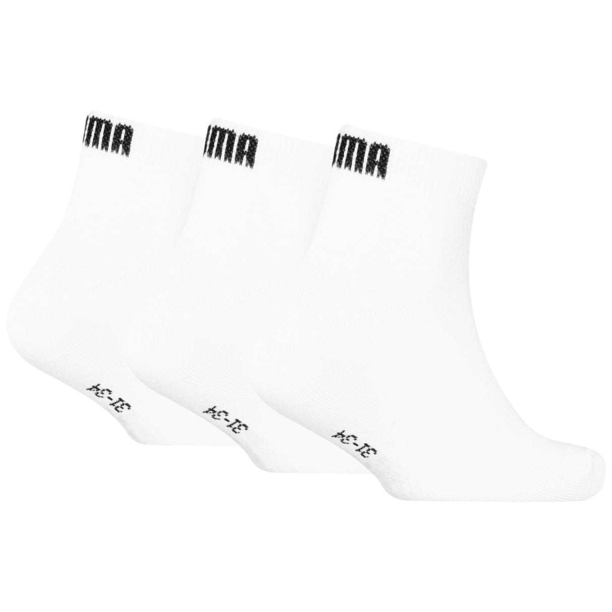 Puma Elements Kids Quarter Socks 3 Pack