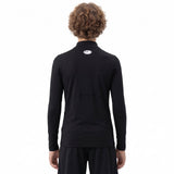 UA Boys HG Armour Mock LS BLACK