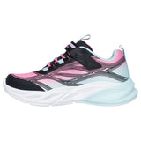 Skechers Cosmic Glow Girls Lighted Bungee & Strap Shoes