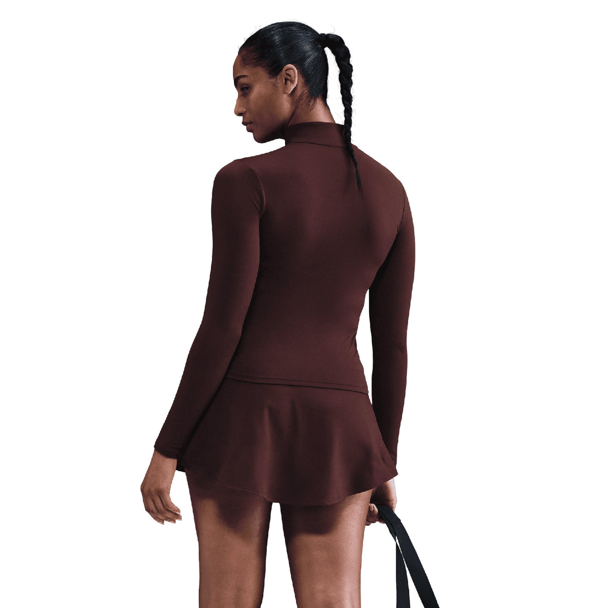 Nike Wmns ONE DF FZ FIT JKT Maroon