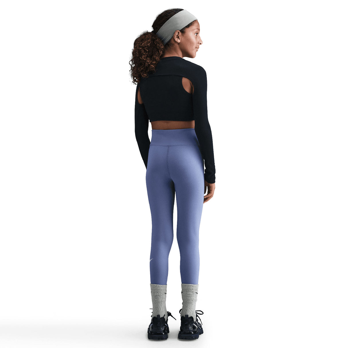 Nike Girls DF ONE TIGHT AOP Blue