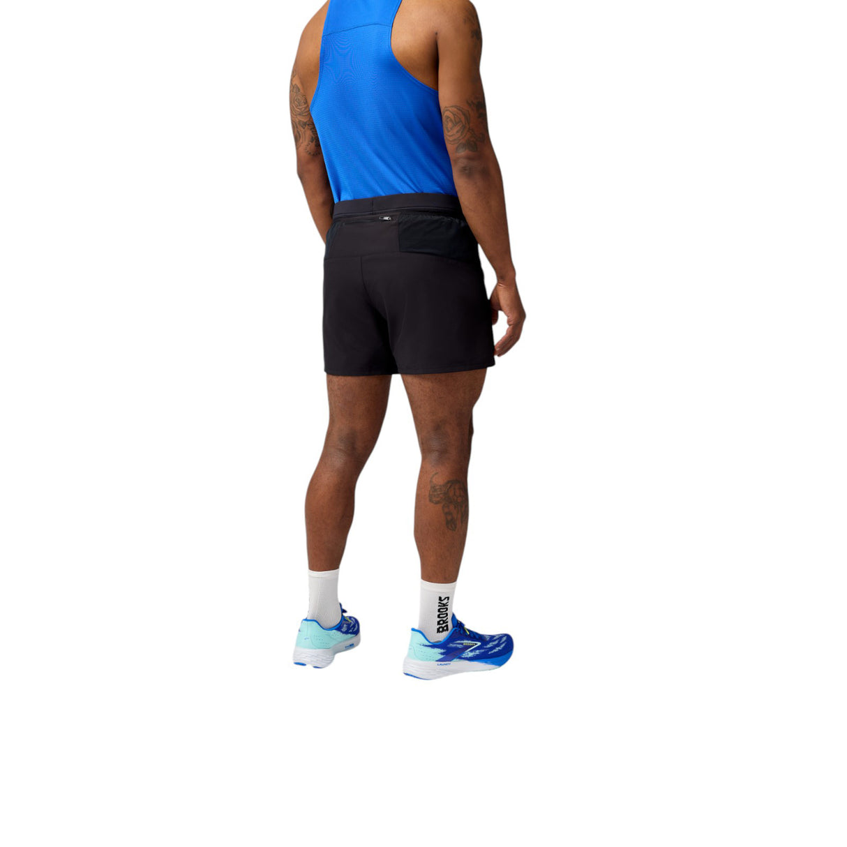 Brooks Mens Journey 5 Short Grey
