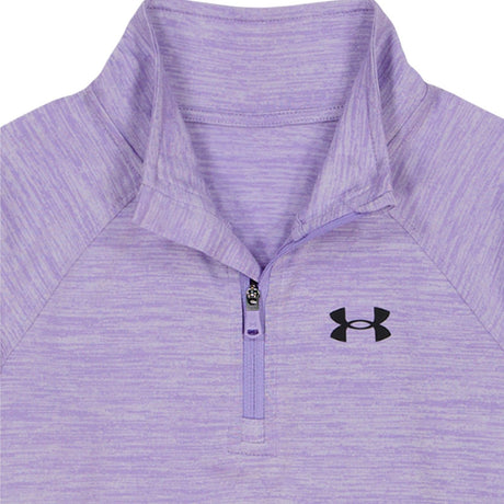 Under Armour Girls Quarter Zip Legging Set Purple