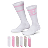 Nike Kids Cushioned Crew Sock 6pk Multi