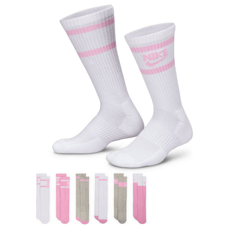 Nike Kids Cushioned Crew Sock 6pk Multi