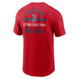 Nike Boston Red Sox 2-Hit Cotton T-Shirt - Back