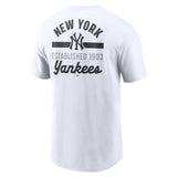 Nike New York Yankees 2-Hit Cotton T-Shirt - Back