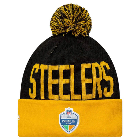 NEW ERA NFL Dublin Steelers Beanie Blk