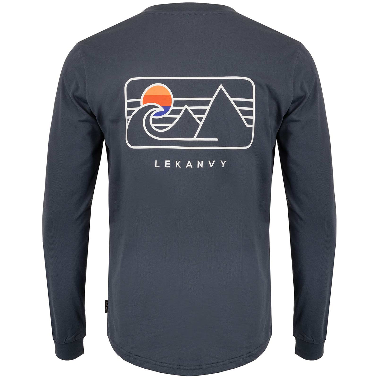 LeKanvy Travel Light Navy Long Slv Top
