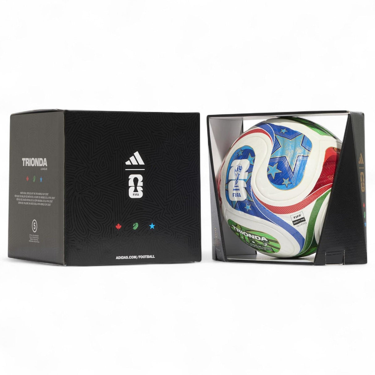 adidas World Cup 2026 League Boxed Football - Size 5