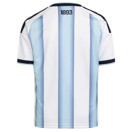 adidas Argentina Football World Cup 2026 Home Replica Messi Kids Jersey