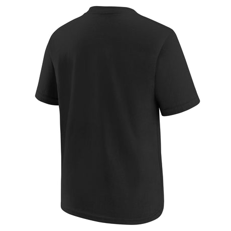 NIKE STEELERS KIDS LOGO COTTON TEE BLACK
