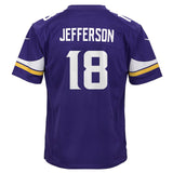 NIKE VIKINGS JEFFERSON 18 KIDS JSY PUR