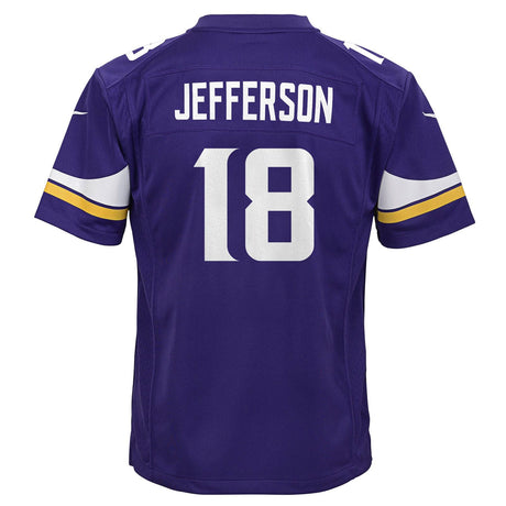 NIKE VIKINGS JEFFERSON 18 KIDS JSY PUR