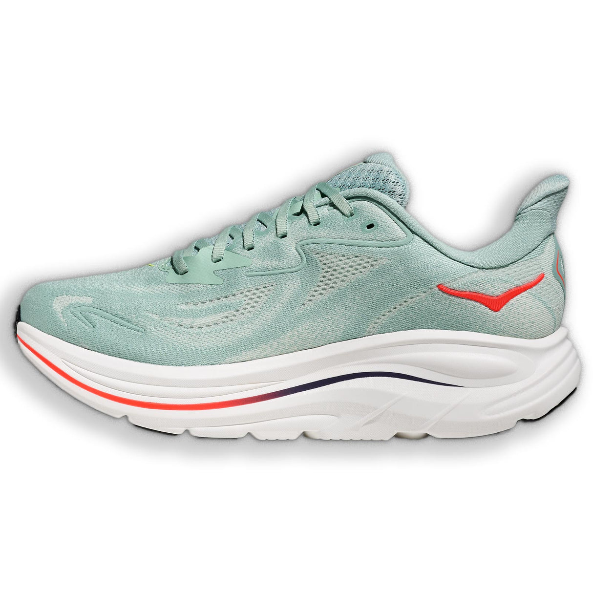 HOKA CLIFTON 10 WIDE MENS GREEN