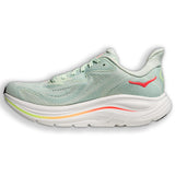 HOKA CLIFTON 10 WIDE WOMENS GREEN