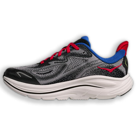 HOKA CLIFTON 10 BIG KIDS GREY