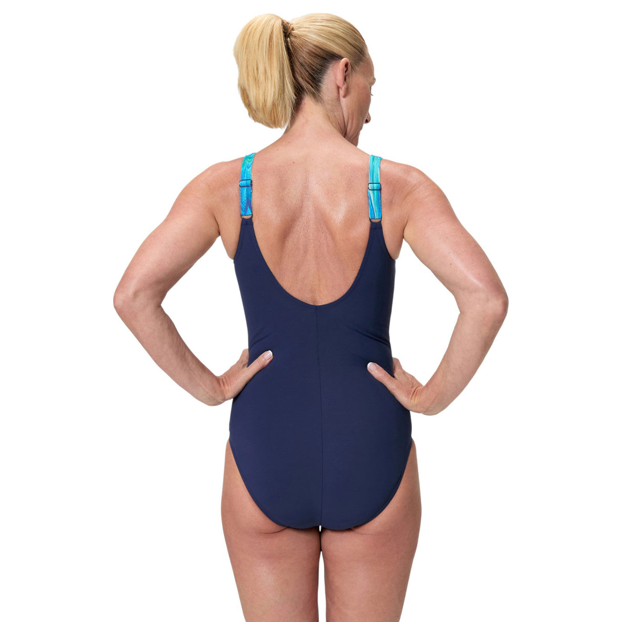 Speedo Luna Lustre Printed Womens Chlorine-Resistant Swimsuit