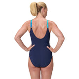 Speedo Luna Lustre Printed Womens Chlorine-Resistant Swimsuit