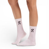 ON ON LOGO CREW SOCK WHITE