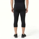 Umbro Mens 3/4 Length Logo Jogger Training Pants - Black