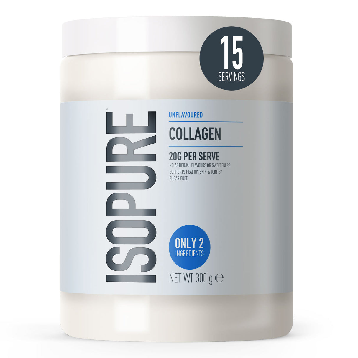 Optimum Nutrition Isopure Collagen  - Unflavoured 300g