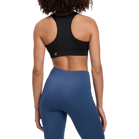 Energetics Kamila Zip Womens Racer-Back Sports Bra