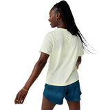 Brooks Graphic Womens Relaxed-Fit Short-Sleeve T-Shirt