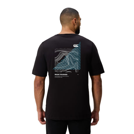 Canterbury Tempo+ Graphic Mens Relaxed-Fit Training T-Shirt