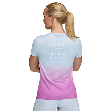 Puma X Hyrox Wmn Poly Graphic Tee Pink