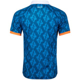 Umbro All Together Now Festival Adults Short Sleeved Retro Jersey Blue Back View