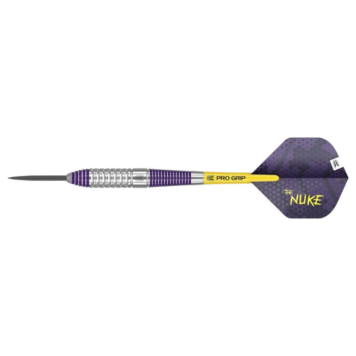 Target Darts Luke Littler 'The Nuke' Brass 22G Steel Tip Dart Set
