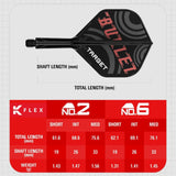 Target Darts Stephen Bunting 'The Bullet' K-Flex No.2 Flights