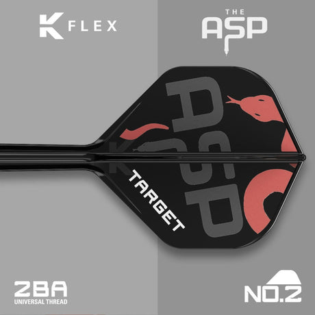 Target Darts Nathan Aspinall 'The Asp' K-Flex No.2 Flights