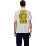 Napapijri Mens S-FLINT BPLOGO Tee White