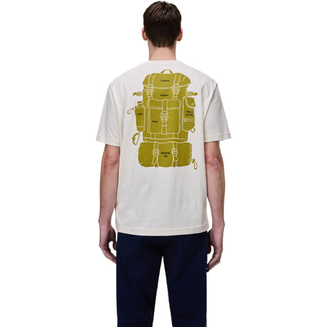 Napapijri Mens S-FLINT BPLOGO Tee White