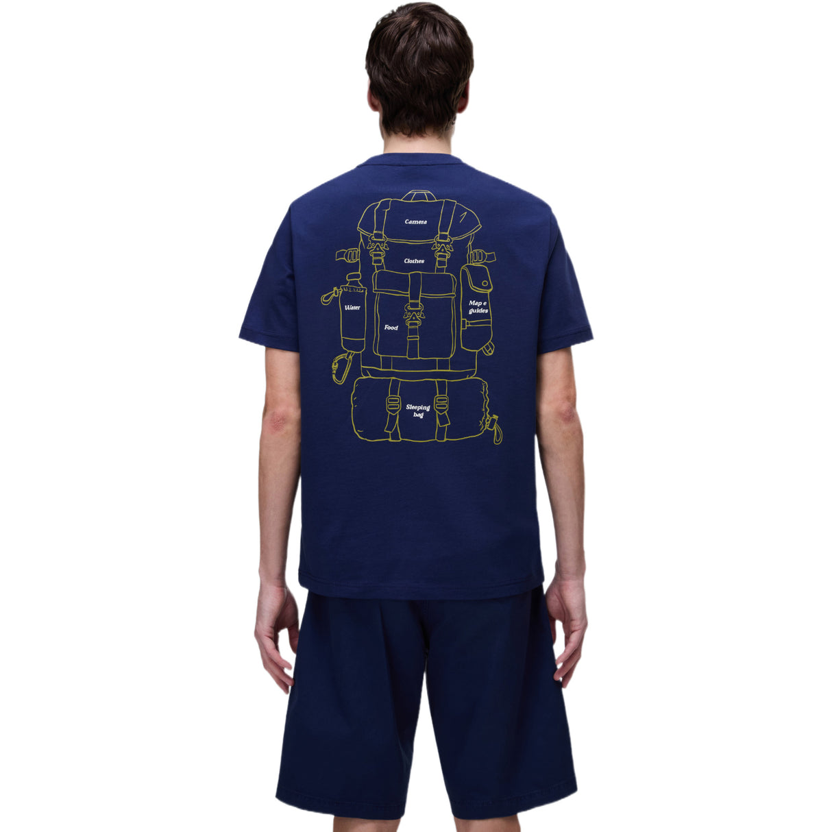 Napapijri Mens S-FLINT BPLOGO Tee Navy