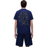 Napapijri Mens S-FLINT BPLOGO Tee Navy