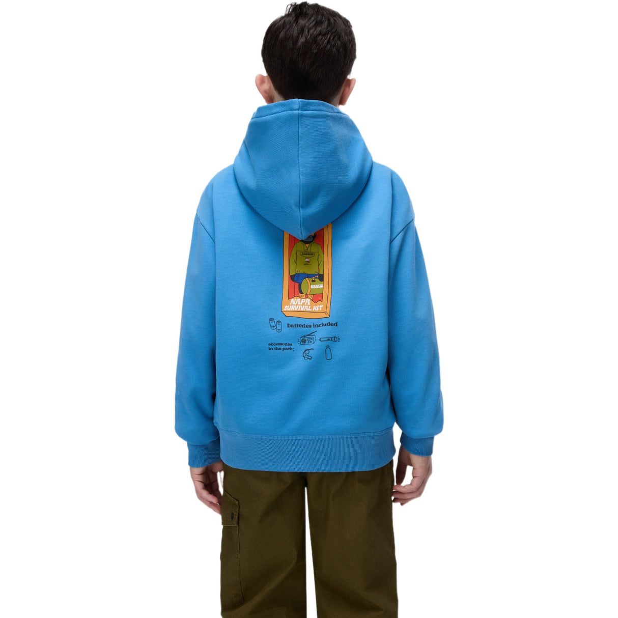 Napapijri Kids B-ALBEDO Hoodie Blue