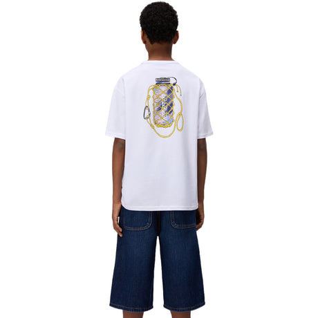 Napapijri Kids S-OESTE Graphic Tee White