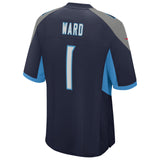 NIKE Titans Ward Home Jersey Navy