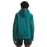 UA Boys Rival Fleece Hoodie Green
