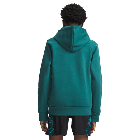 UA Boys Rival Fleece Hoodie Green