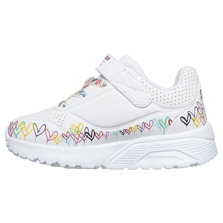 Skechers Uno Lite Heart Craze Infant Girls Shoes